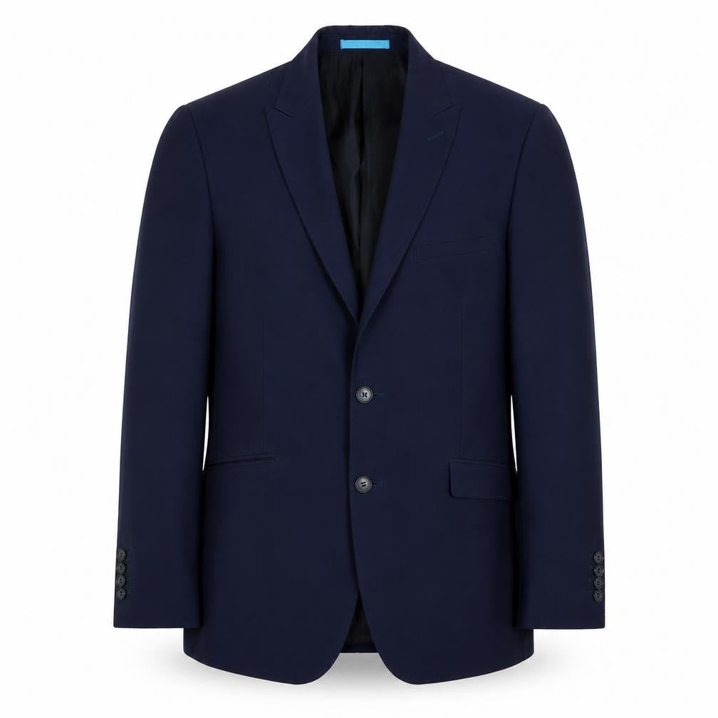 ONESIX5IVE Mens Blue Polyester Jacket Blazer Size 40 Regular