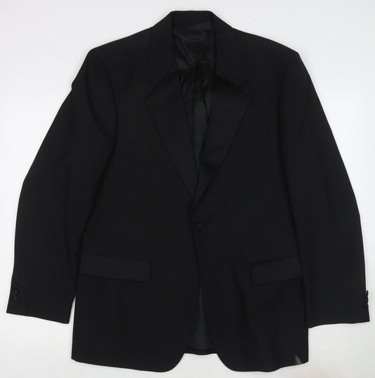 Leonardo Dieci x Mens Blue Polyester Jacket Blazer Size 40 Regular