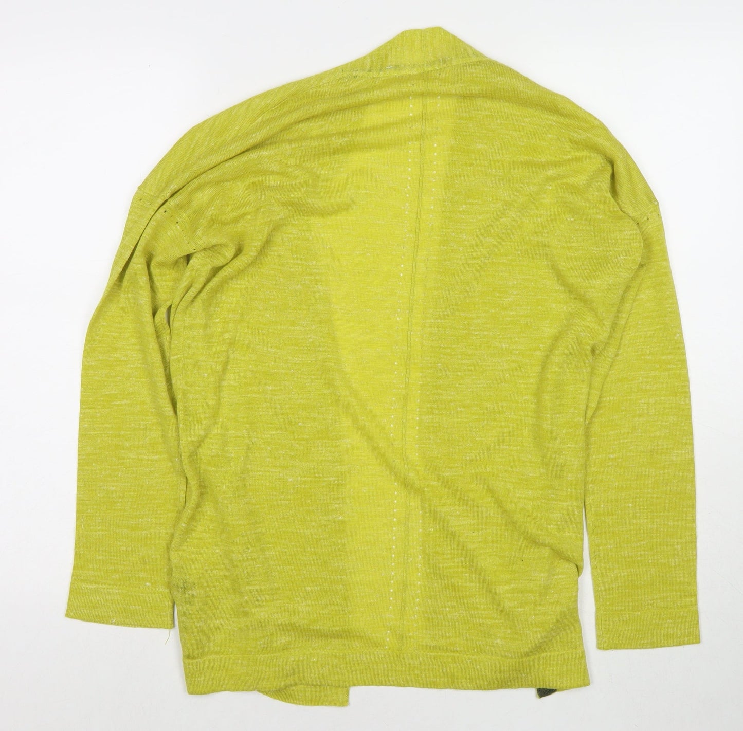 NEXT Womens Green V-Neck Acrylic Cape Jumper Size 10