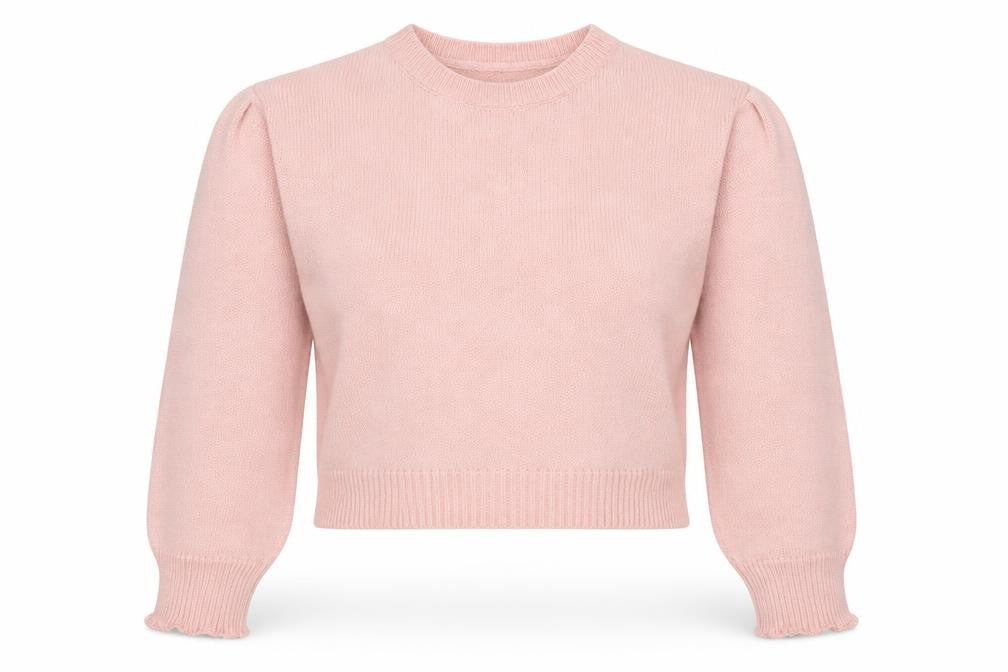 River Island Womens Pink Round Neck Acrylic Pullover Jumper Size 10