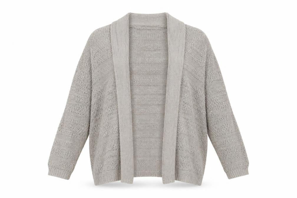 Marks & Spencer Womens Beige V-Neck Acrylic Cardigan Jumper Size 16
