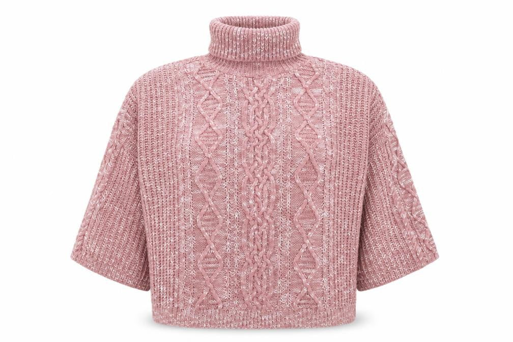 Very Womens Pink Roll Neck Acrylic Pullover Jumper Size 14