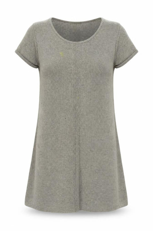 The White Company Womens Beige Wool Jumper Dress Size L Round Neck Pullover - Vintage