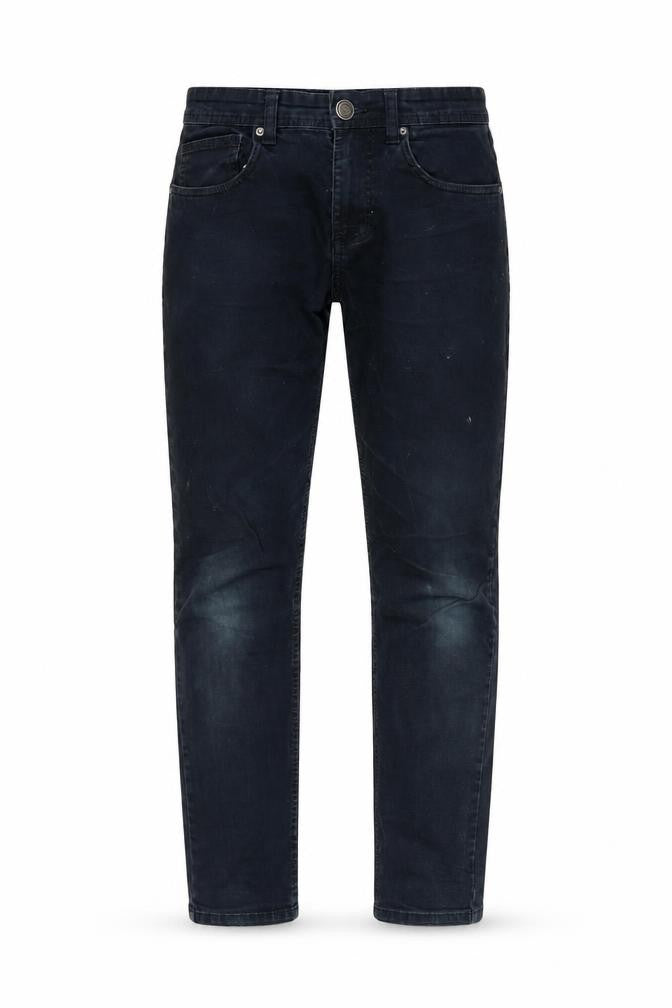 Denim & Co. Mens Blue Cotton Straight Jeans Size 30 in L30 in Slim Zip