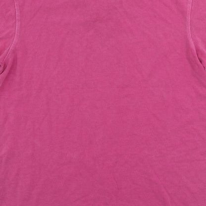 Marc O'Polo Womens Pink Cotton Basic Polo Size M Collared - Vintage