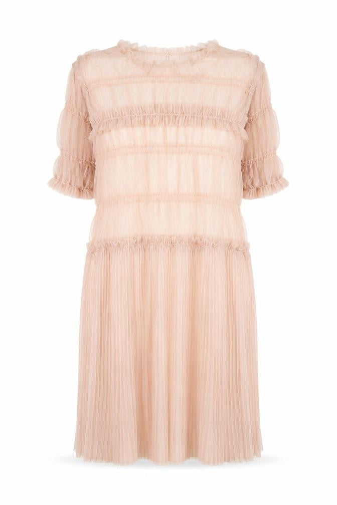 Topshop Womens Pink Polyester A-Line Size 12 Round Neck Pullover