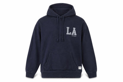 The Stronghold Mens Blue Cotton Pullover Hoodie Size M