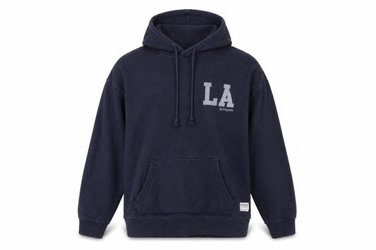 The Stronghold Mens Blue Cotton Pullover Hoodie Size M
