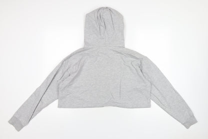 Friends Womens Grey Cotton Pullover Hoodie Size 12 Pullover
