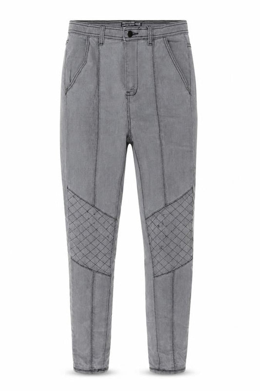 PRETTYLITTLETHING Womens Grey Cotton Skinny Jeans Size 10 L27 in Regular Button