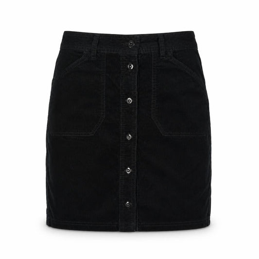 Marks & Spencer Womens Blue Cotton Mini Skirt Size 8 Button