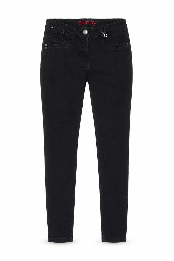 Next Womens Blue Cotton Skinny Jeans Size 10 L29 in Regular Button