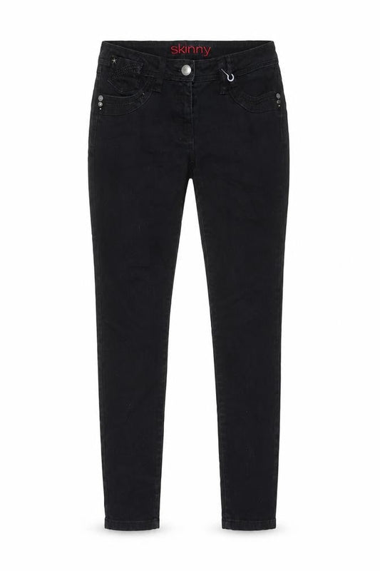 Next Womens Blue Cotton Skinny Jeans Size 10 L29 in Regular Button