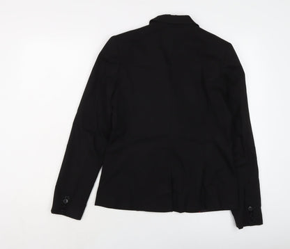 Next Womens Black Polyester Jacket Suit Jacket Size 10