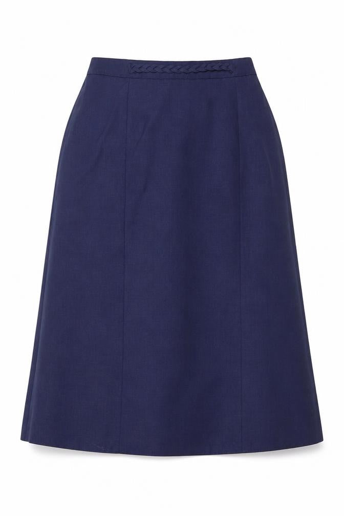 Berkertex Womens Black Polyester A-Line Skirt Size 14