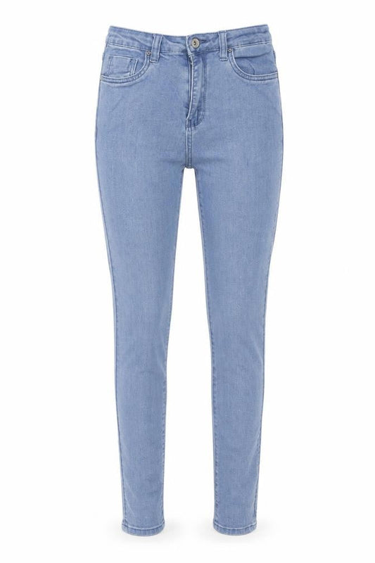 Toxik3 Womens Blue Cotton Skinny Jeans Size 8 L29 in Regular Zip