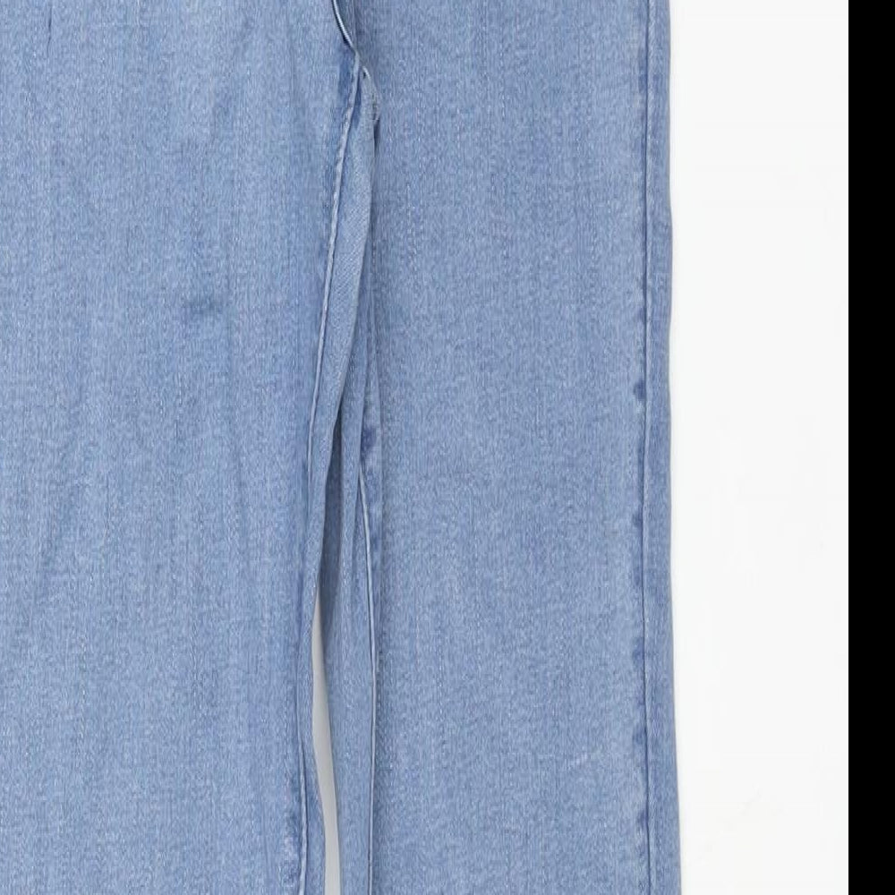 Toxik3 Womens Blue Cotton Skinny Jeans Size 8 L29 in Regular Zip