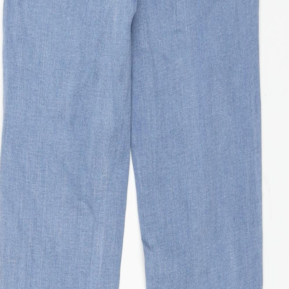 Toxik3 Womens Blue Cotton Skinny Jeans Size 8 L29 in Regular Zip