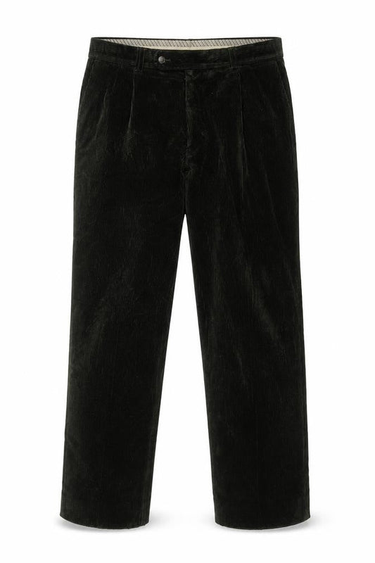 Atelier Mens Green Cotton Snow Pants Trousers Size 36 in L31 in Regular Zip
