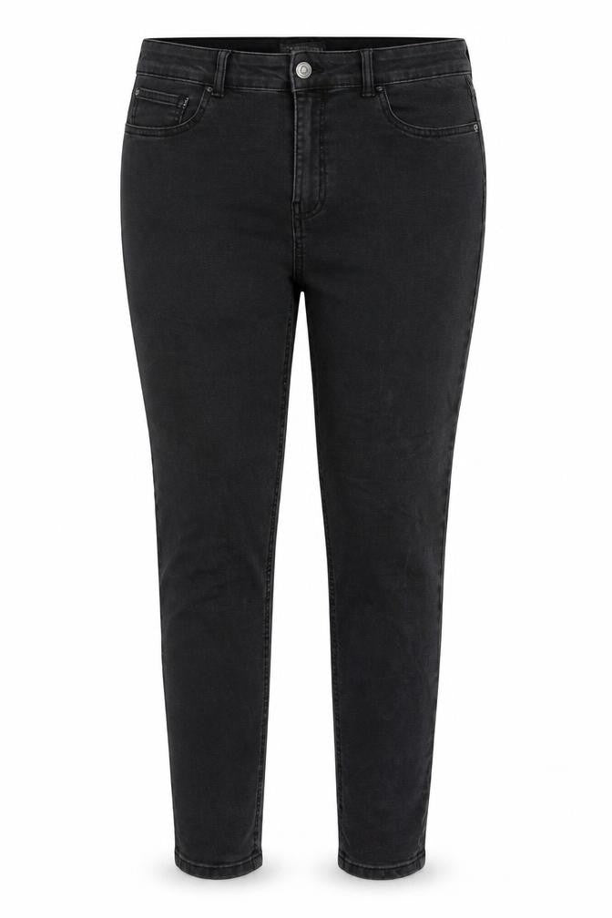Denim & Co. Womens Black Cotton Skinny Jeans Size 16 L27 in Regular Zip