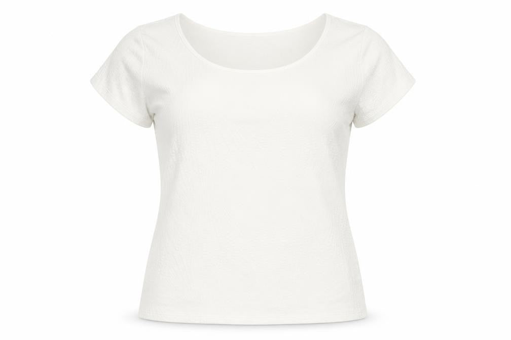 Per Una Womens White Polyester Basic Blouse Size 12 Round Neck