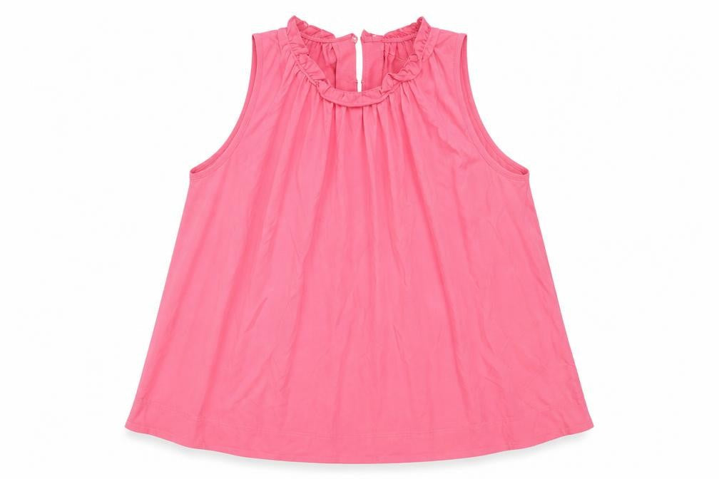 Marks & Spencer Womens Pink Viscose Camisole Blouse Size 16 Round Neck