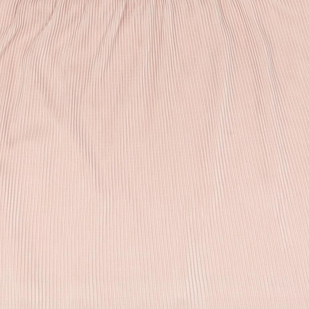 Bik Bok Womens Pink Polyester Flare Skirt Size S - Plisse