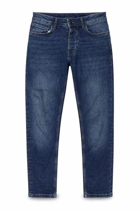 Denim & Co. Mens Blue Cotton Skinny Jeans Size 30 in L32 in Regular Button