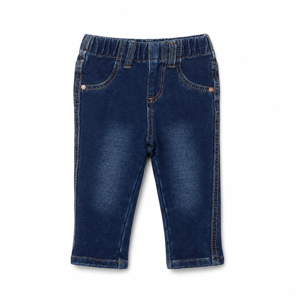Denim & Co. Baby Black Cotton Capri Jeans Size 6-9 Months Pullover