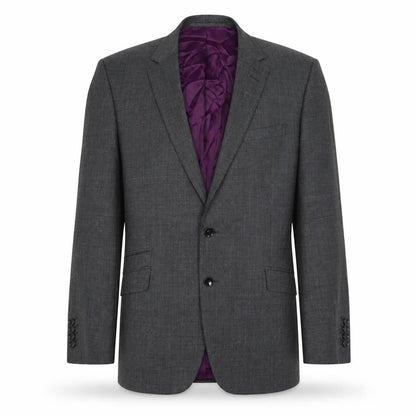 Front view of Autograph men’s grey wool jacket suit jacket, size 42, regular