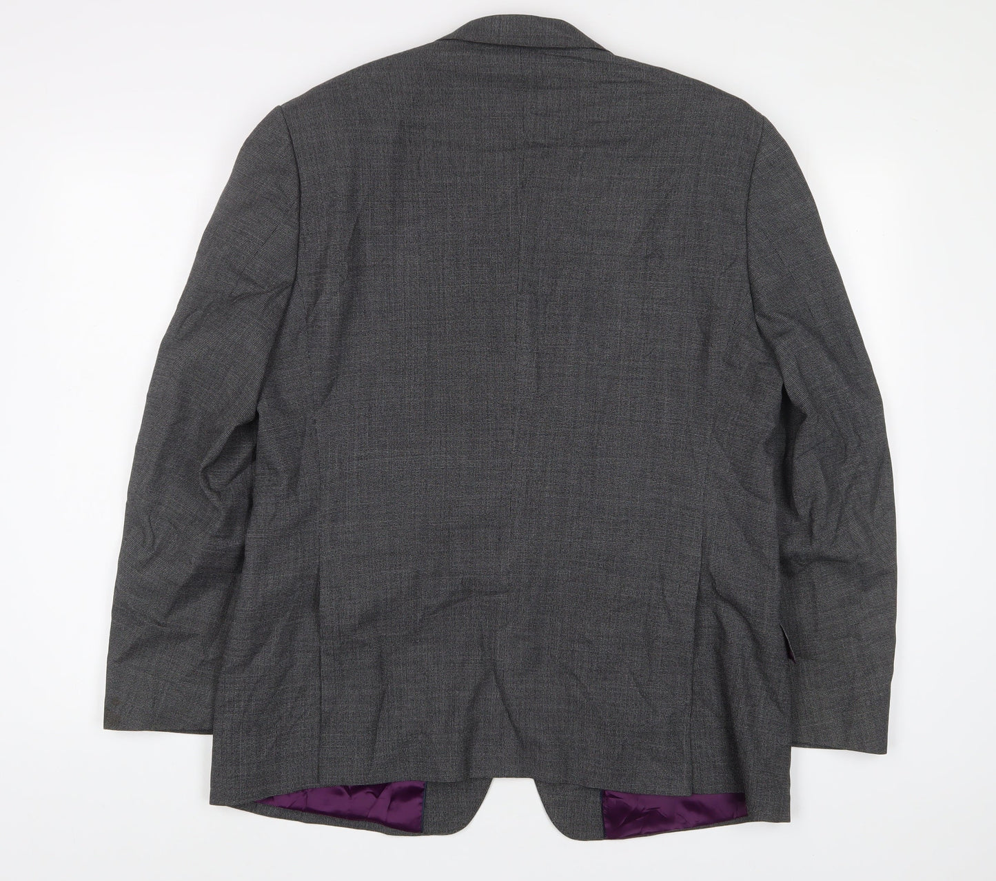 Autograph Mens Grey Wool Jacket Suit Jacket Size 42 Regular