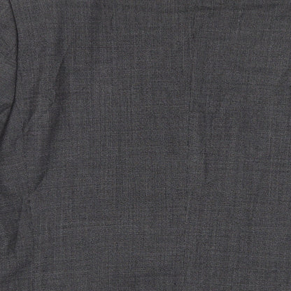 Brand and care label for Autograph men’s grey wool jacket suit jacket, size 42, regular