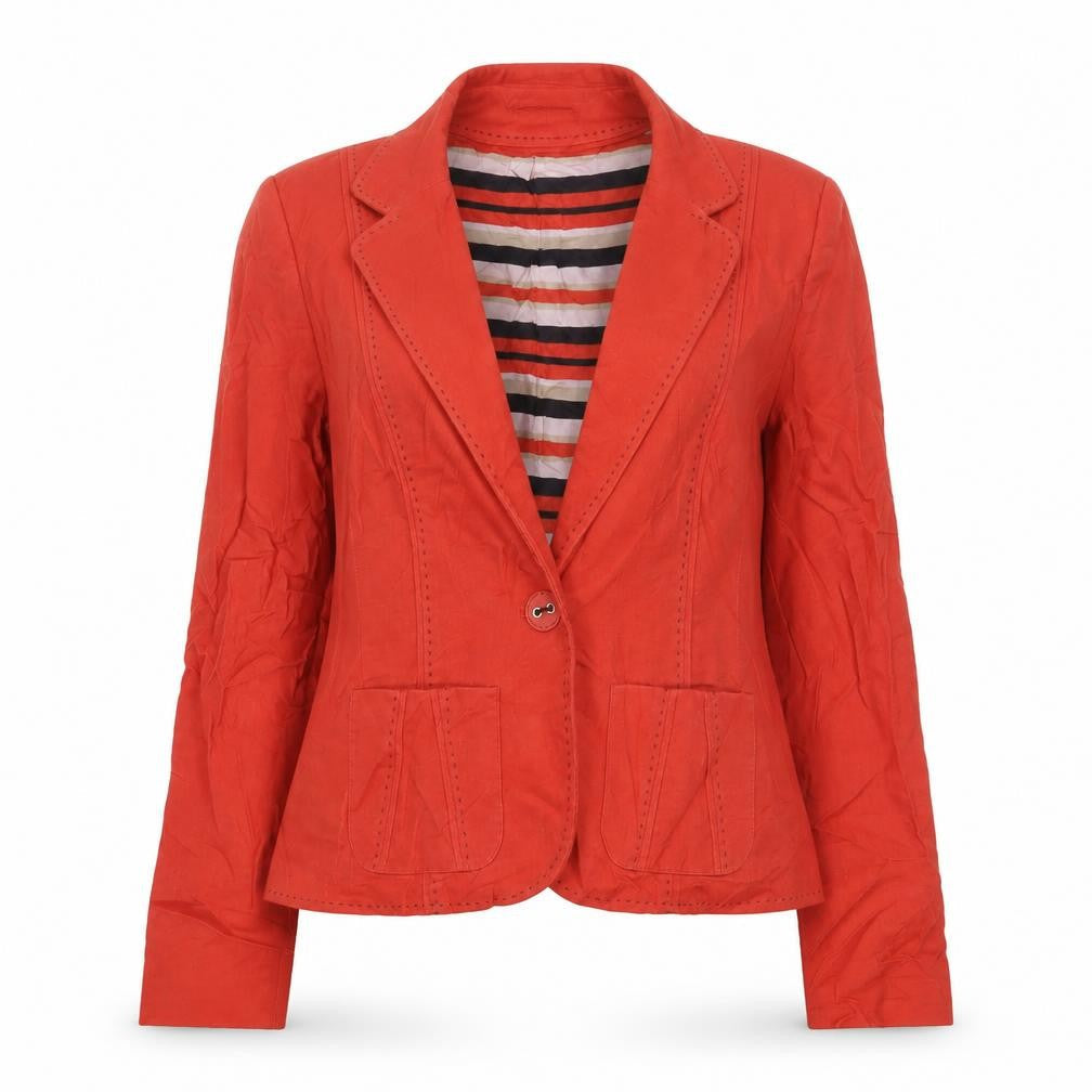 Marks & Spencer Womens Red Jacket Size 10 Button