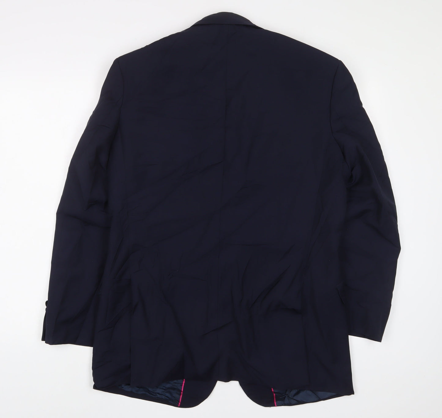 Alexandra Mens Blue Wool Jacket Suit Jacket Size 42 Regular