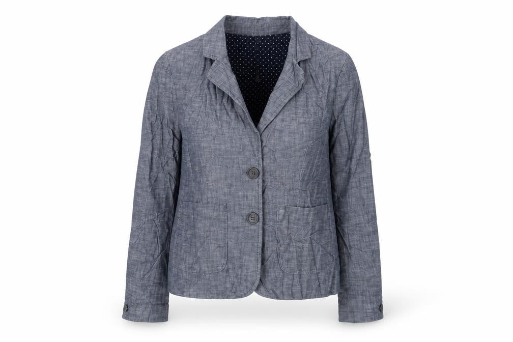 Gap Womens Blue Jacket Blazer Size 4 Button