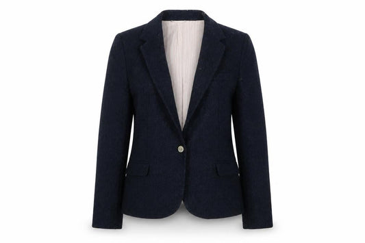Zara Womens Blue Jacket Blazer Size S Button