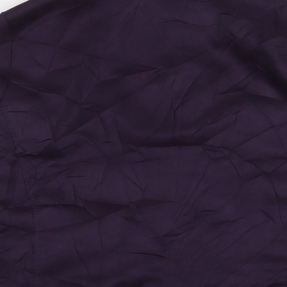 Marks & Spencer Womens Purple Jacket Size 18 Zip