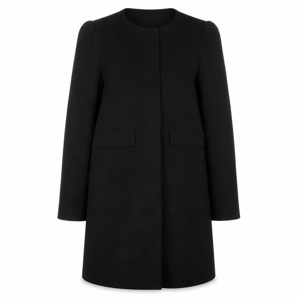 H&M Womens Black Jacket Size 10 Button