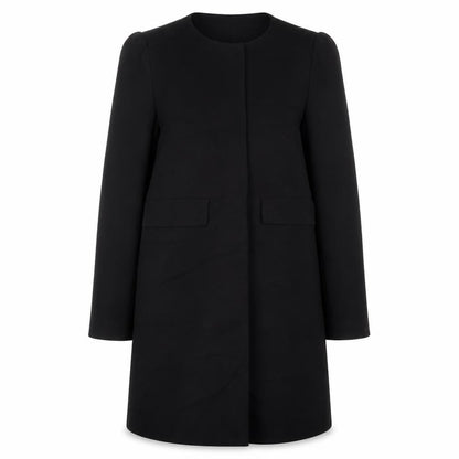 H&M Womens Black Jacket Size 10 Button