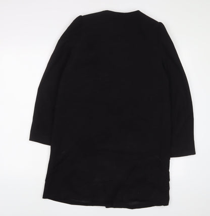 H&M Womens Black Jacket Size 10 Button