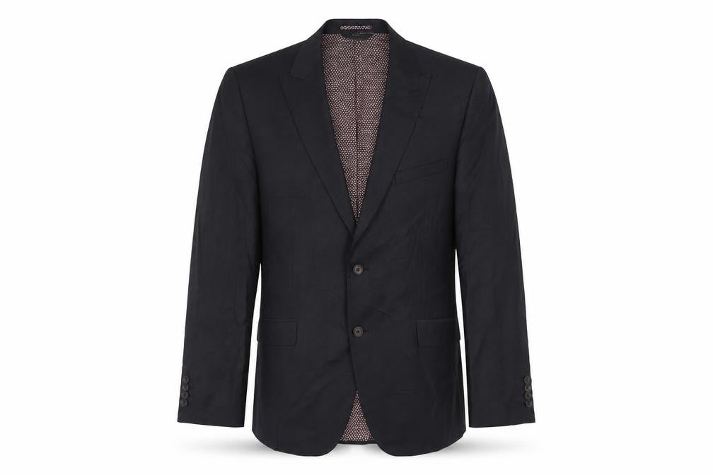 Marks & Spencer Mens Grey Polyester Jacket Suit Jacket Size 42 Regular