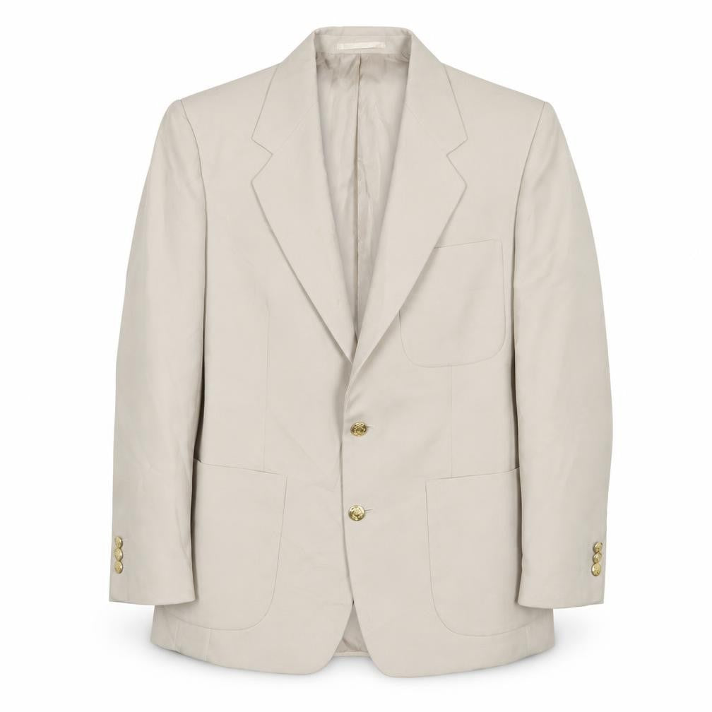 Cheers Mens Beige Polyester Jacket Suit Jacket Size 40 Regular