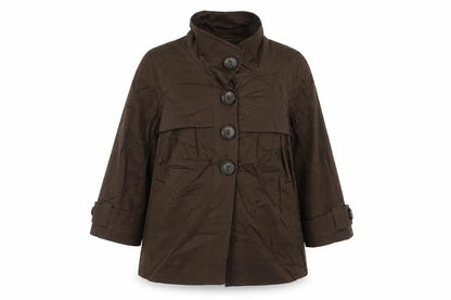 Dorothy Perkins Womens Brown Jacket Size 14 Button