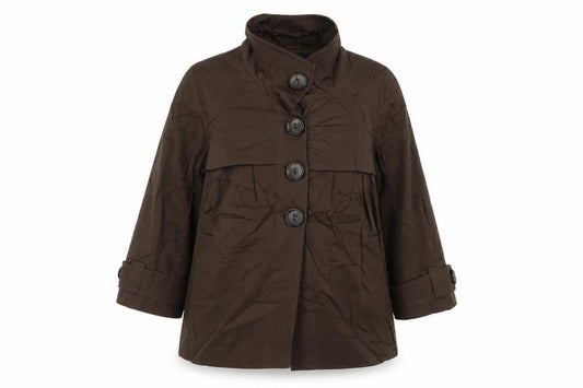 Dorothy Perkins Womens Brown Jacket Size 14 Button