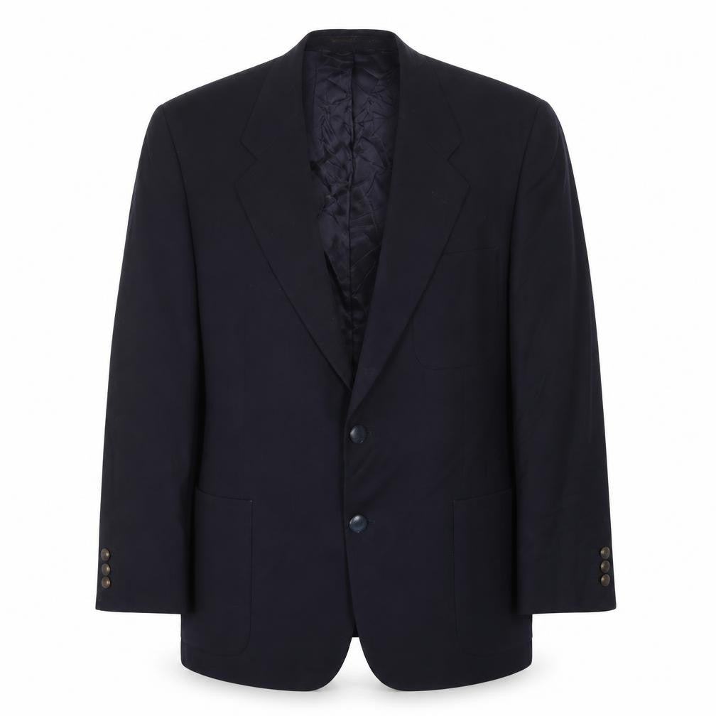 Marks & Spencer Mens Blue Wool Jacket Suit Jacket Size 40 Regular