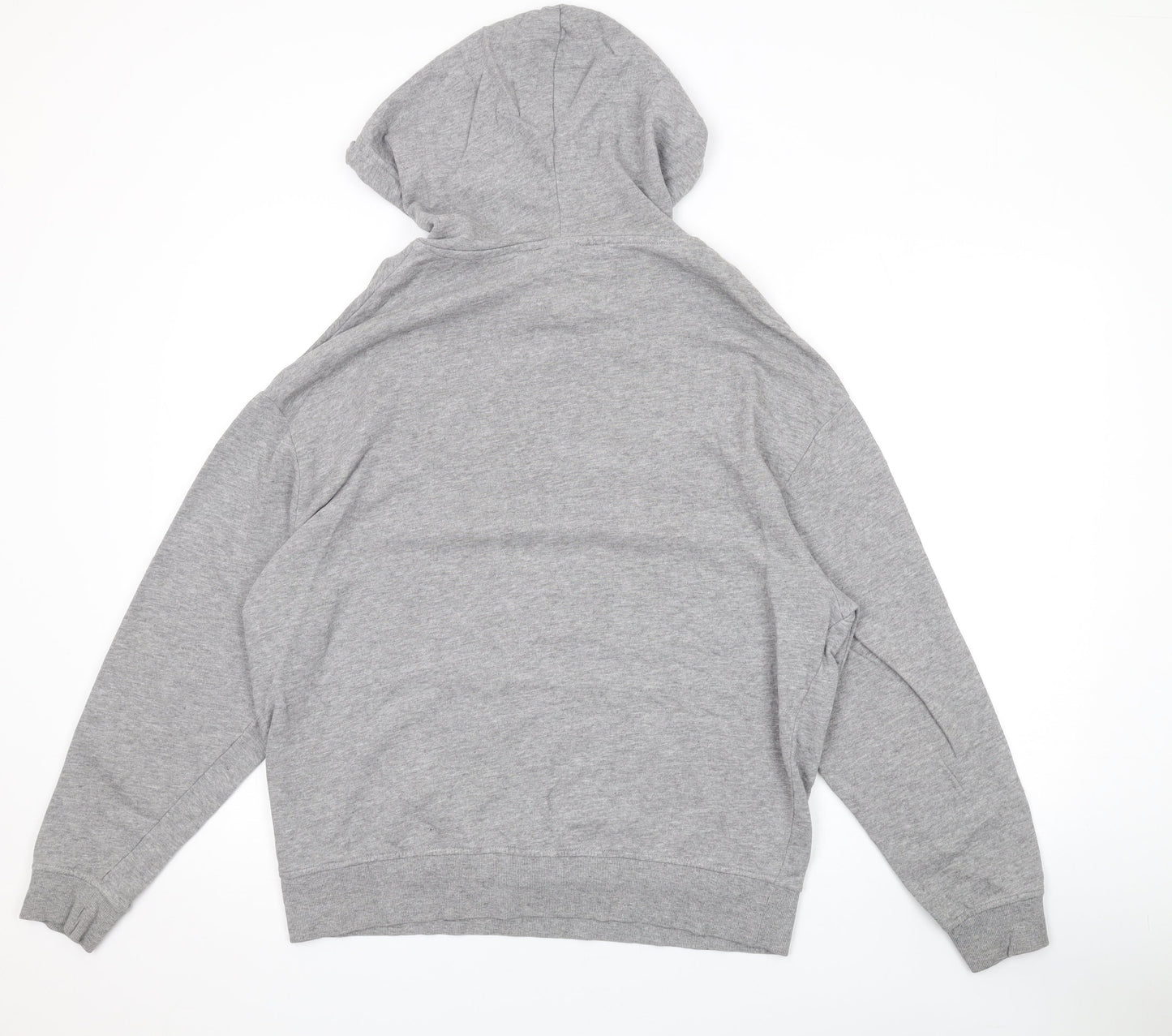 ASOS Womens Grey Cotton Pullover Hoodie Size 6 Pullover