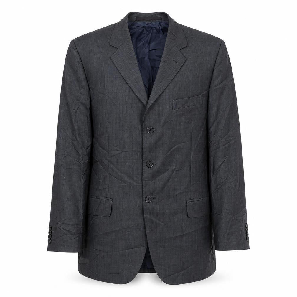 Marks & Spencer Mens Grey Wool Jacket Suit Jacket Size 40 Regular