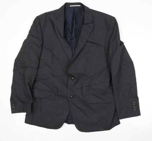 Marks and Spencer Mens Grey Wool Jacket Suit Jacket Size 40 Regular