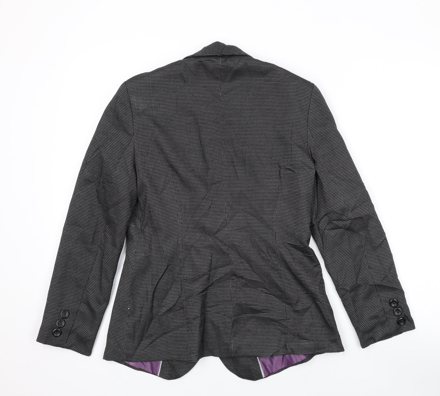NEXT Womens Black Jacket Blazer Size 8 Button