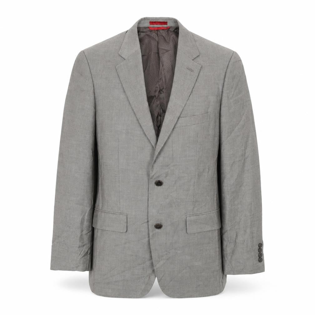Afant Mens Grey Polyester Jacket Suit Jacket Size 38 Regular